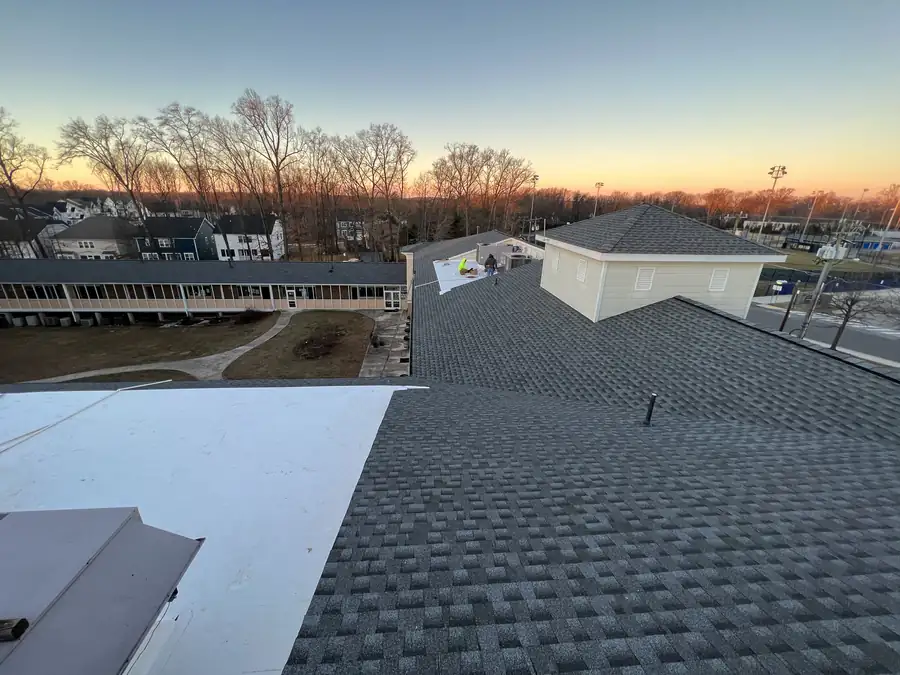 Metal roof install